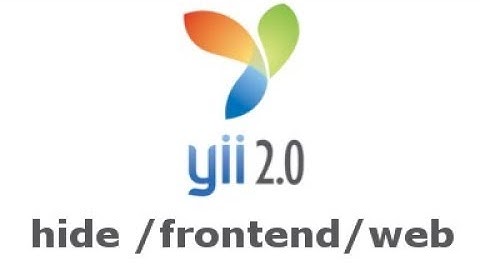 How to hide /frontend/web in url addresses on apache. Yii 2