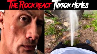 The Rock reacts Tiktok Memes | Memes