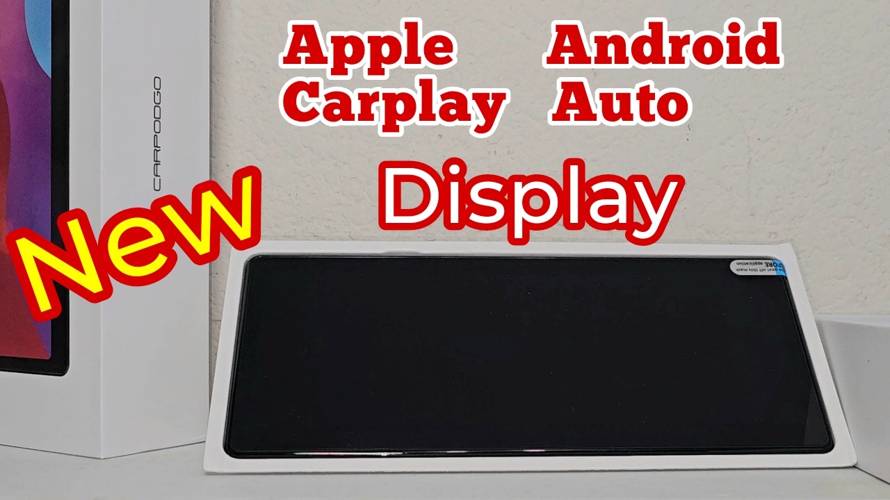 Carpodgo T3 Pro 60fps Apple Carplay Android Auto display with dual