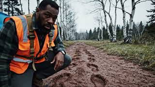 Tracking shot of footprints in soft dirt screenshot 5