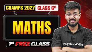 First FREE Maths Class by Divyansh Sir | Class 6th Champs 2027 Batch 🔥