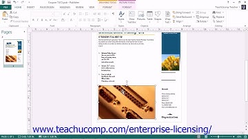 Microsoft Office Publisher Tutorial 2013 Basic Skills 3.10 Employee Group Training