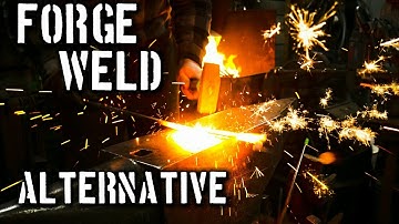 Forge Welding Branching Scrolls: Alternative Method