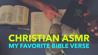 Which Is My Favorite Bible Verse? And Why? 📖🤔 Christian Bible Study ASMR