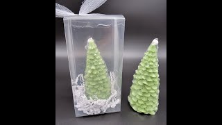 Making Christmas Tree Candles using Soy Wax!!