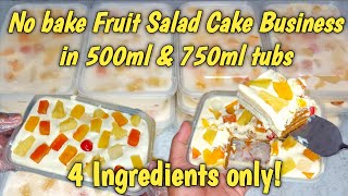 FRUIT SALAD CAKE BUSINESS | PANG NEGOSYO RECIPE