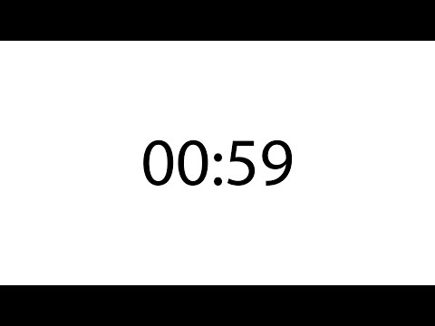 Professional 59 second timer