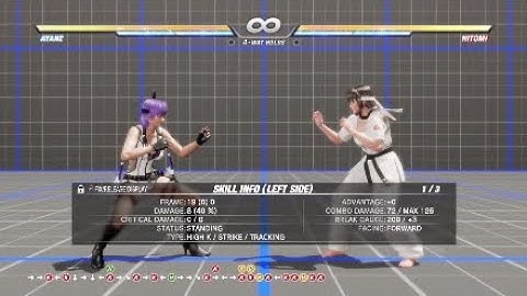 AYANE SAMPLE COMBOS DOA6*