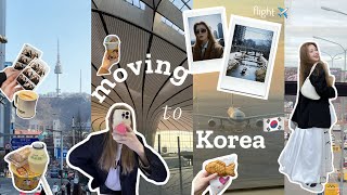ПЕРЕЕЗД В СЕУЛ 🇰🇷 vlog #korea  • первый дни • перелет из Москвы через Пекин