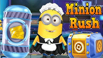 Maid Minion Rush Maxed Rank 40  daily challenge fullscreen gameplay walkthrough iOs & android