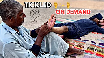 ASMR FEET TICKLISH LEG MASSAGE MEN ( WRITING ON FEET WITH PEN ) FOR STRESS RELIEF | FOOT REFLEXOLOGY