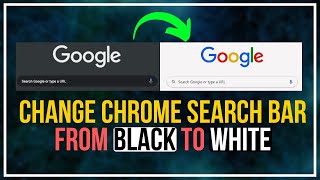 Change Google Chrome SEARCH Bar From BLACK to WHITE || FIX Black Google Search Bar screenshot 2