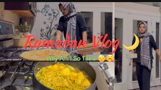 Ramadan Vlog 🌙 Aloo Mongray Recipe| Why Am I So Tires 😴😣 Pakistani Mom Life In America