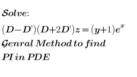 Solve: (D-D