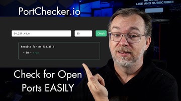 PortChecker - Check for Open Ports EASILY (Docker Tutorial)