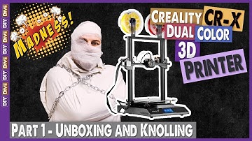Creality CR-X | Part 1 - Unboxing and Knolling // DIY Dive