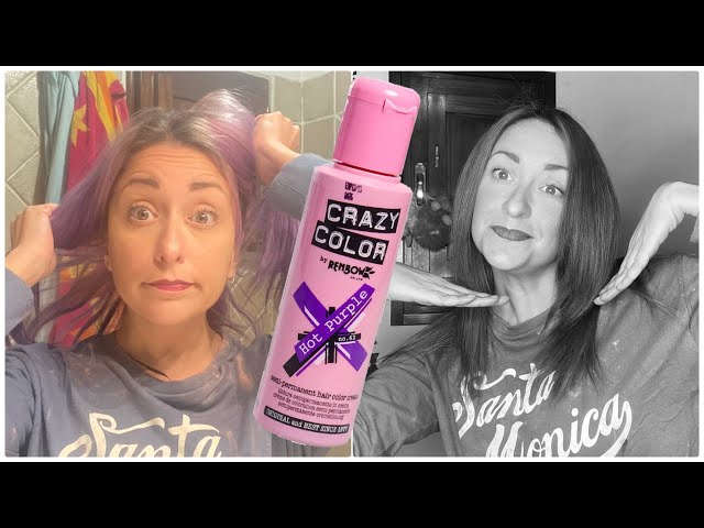 Cambio look -tingo I capelli con CRAZY COLOR viola- 