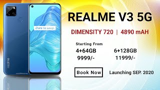 ⚡Realme V3 With Dimensity 720, 4890 maH Battery🔥| Realme V3 Specs, Price, Features, Launch In India