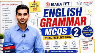 MAHA TET & TG TET English Marathon | FREE Practice Series | Complete Revision
