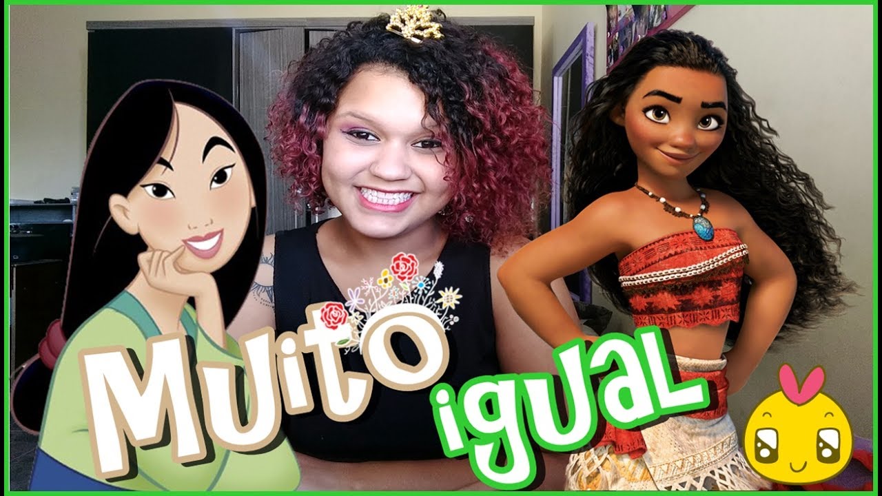 AS SEMELHANÇAS ENTRE MULAN E MOANA - YouTube