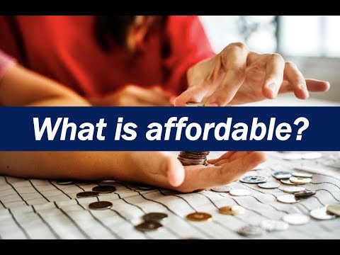 What is Affordable?