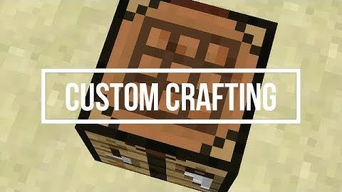 Custom Crafting in 1.12.2! Custom Commands