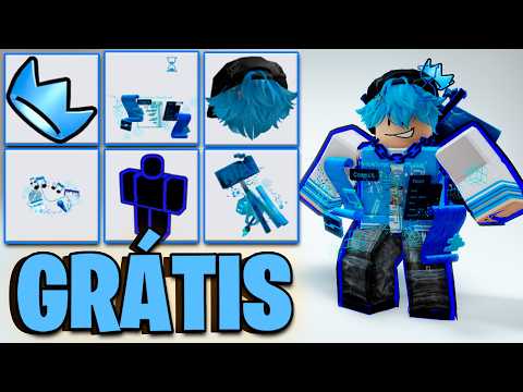 FACIL! PEGUE 6 ITENS AZUL GRATIS no ROBLOX! RIA26