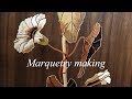 Marquetry making, marquetry cabinet part 1