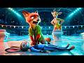 Judy vs Gazelle Swimming Race! Nick Rescues Judy from Gazelle’s Tricks | Zootopia 2