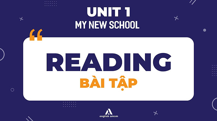 Bài tập tiếng anh 6 unit 1 my new school năm 2024