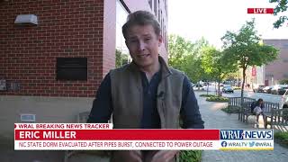 Power outage closes some dining halls at NC State, causes pipe burst
