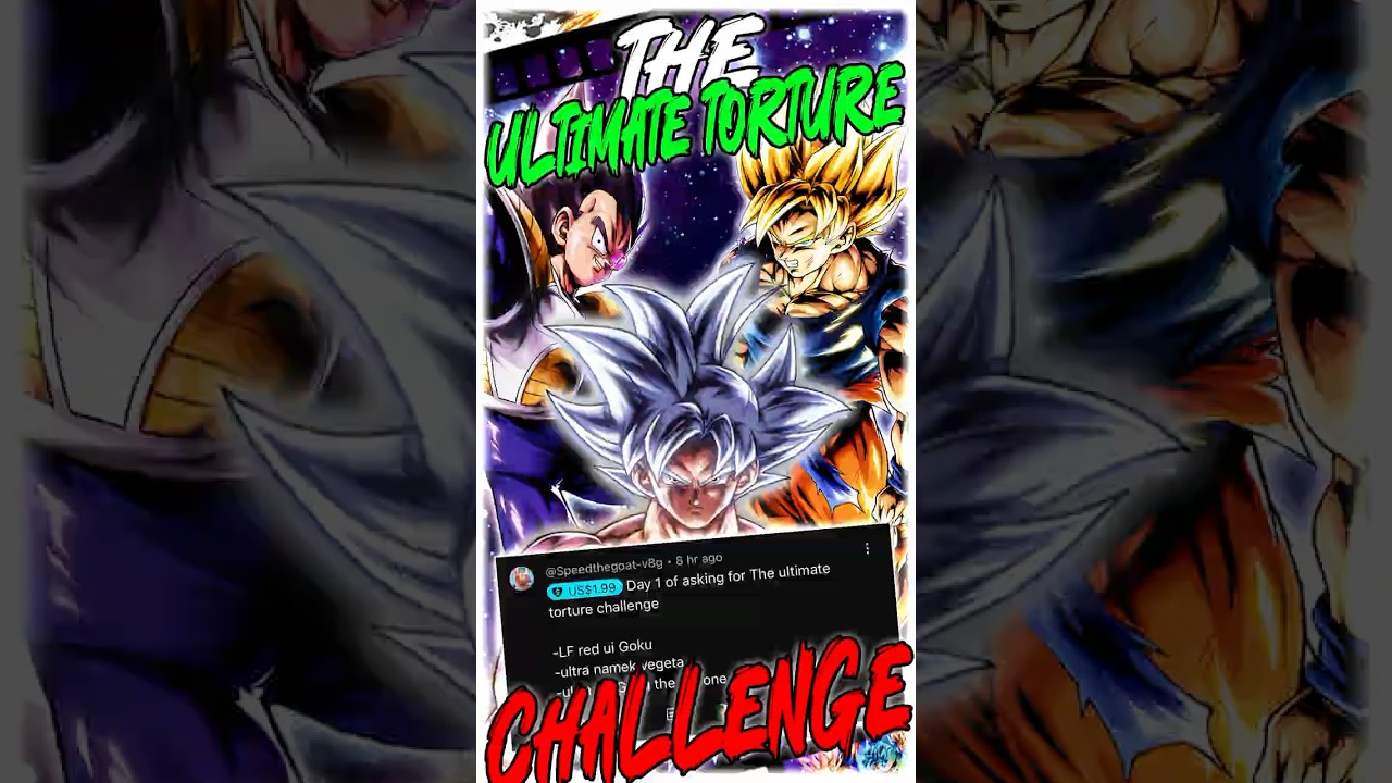 The ULTIMATE Torture Challenge with LF MUI Goku in Dragon Ball Legends