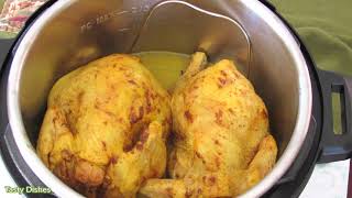 Instant Pot Arabic Mandi Whole Cornish Hens and Rice Less Than 30 Minutes