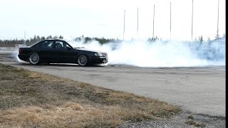 Burnout Audi s4, Volvo pv, bmw e30 , e36