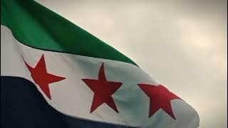 Syria Flag with anthem (Fi sabil al majd)