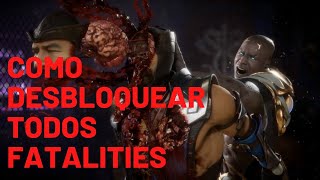 MK 11 como desbloquear todos os fatalities