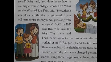 Ecps class 1 moral science chapter 10 Ria Learns to be polite part 4