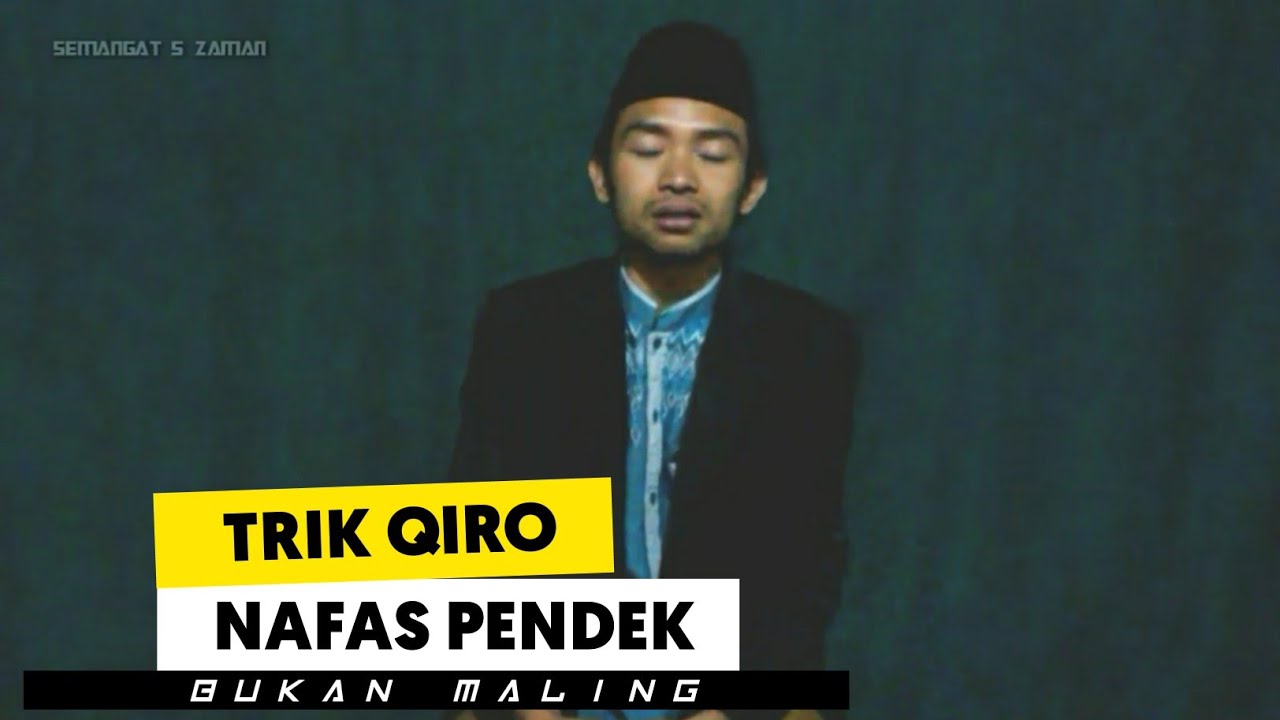 CARA MUDAH BELAJAR QIRO BAGI YANG NAFASNYA PENDEK | PEMULA WAJIB NONTON