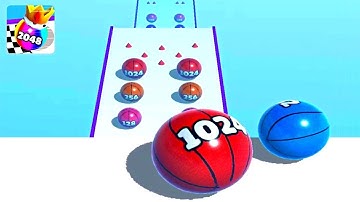 Ball Merge 2048 ! All Levels Gameplay (224-227) android, ios