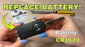 How to Replace Mazda Key Fob Battery - Mazda 2 3 5 CX7 CX9 2006-2015