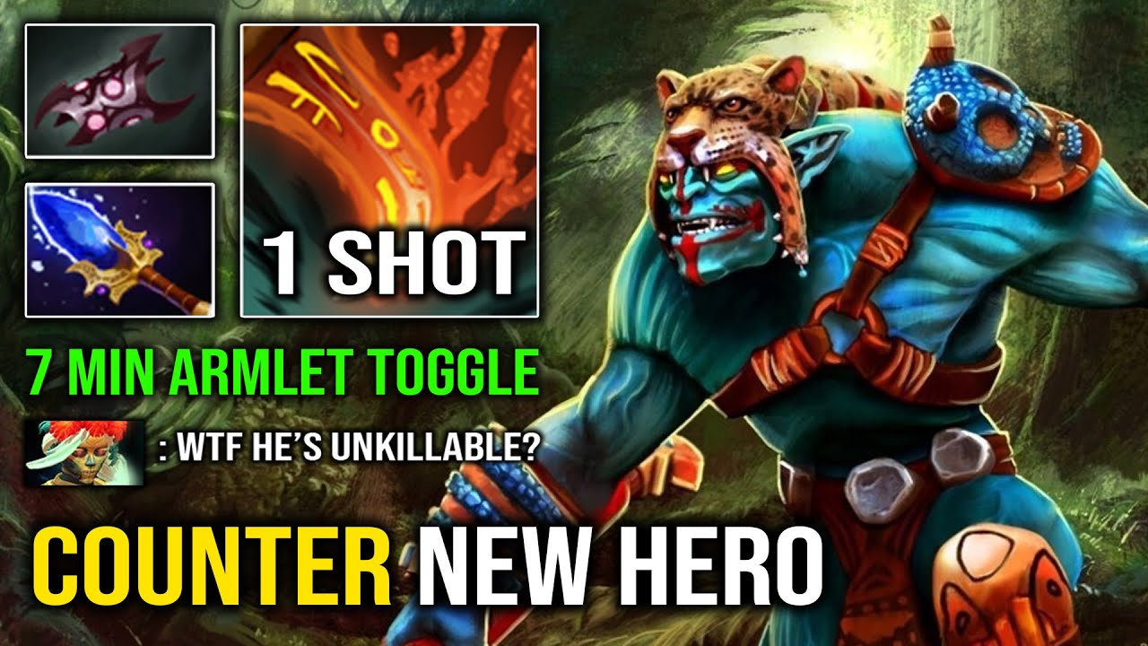 How to Counter NEW Hero Muerta with 7Min Armlet Toggle Pro Huskar Insane Burn DPS Dota 2