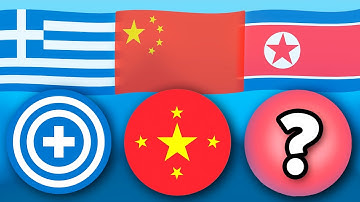 World Flags but They Are Round | Flag Animation