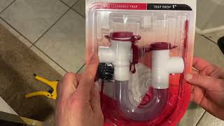 How To Install a Condensate Drain line with the  EZ ClearTrap Economy Trap Kit (Full Install steps)