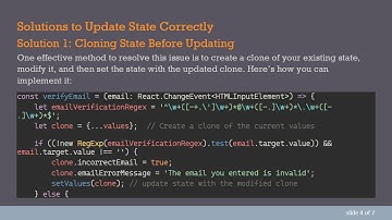 Fixing the setState Issue for Boolean Properties in React