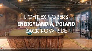 LIGHT EXPLORERS ON-RIDE POV - Back Row [4K] - Energylandia, Poland @LADventure