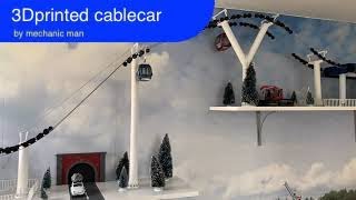 3Dprinted 1:32 scale cablecar