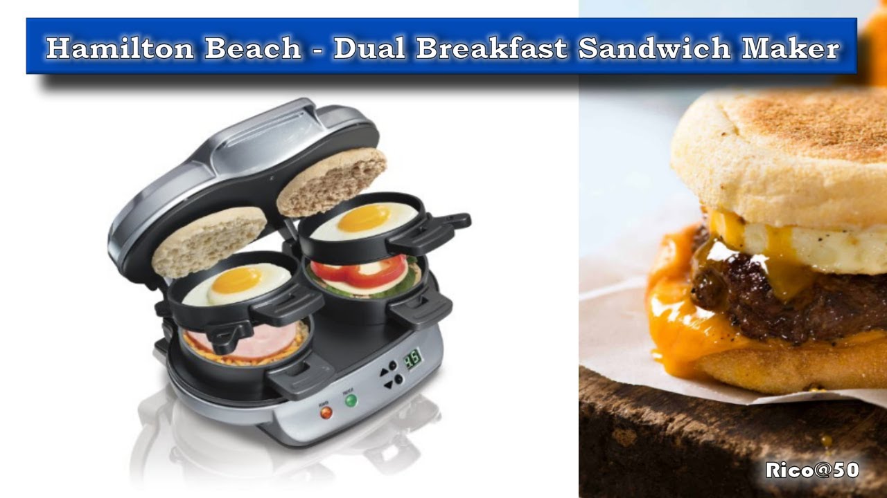 Tech Time Testing the Hamilton Beach Dual Breakfast Sandwich Maker