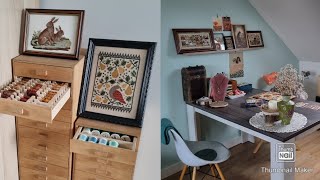 Flosstube Extra - Craft Room Tour (sharing all the beauty)