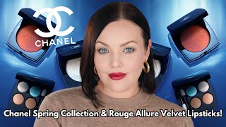 New Chanel Beauty 2024 Spring Collection & Rouge Allure Velvet Nuit Blanche Lipstick Review!