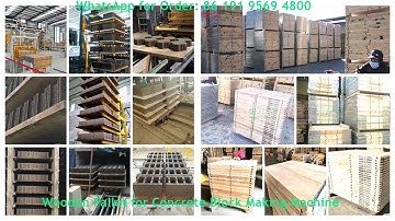 Superior Quality Wooden Pallet for Concrete Block Machine and Brick Making Machinery